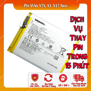 Pin Webphukien cho Vivo S1, V17 Neo, Y7S  Việt Nam B-H0, B-HO dung lượng 4500mAh
